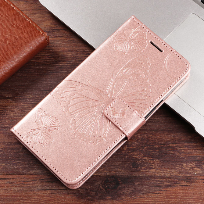 Housse Samsung Galaxy A37 Papillon Floral Portefeuille Support DINA