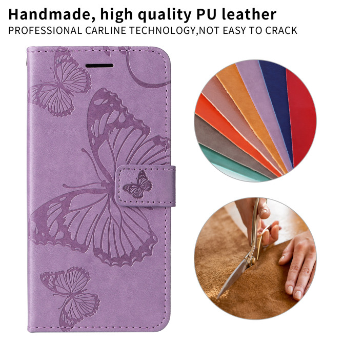 Housse Samsung Galaxy A37 Papillon Floral Portefeuille Support DINA