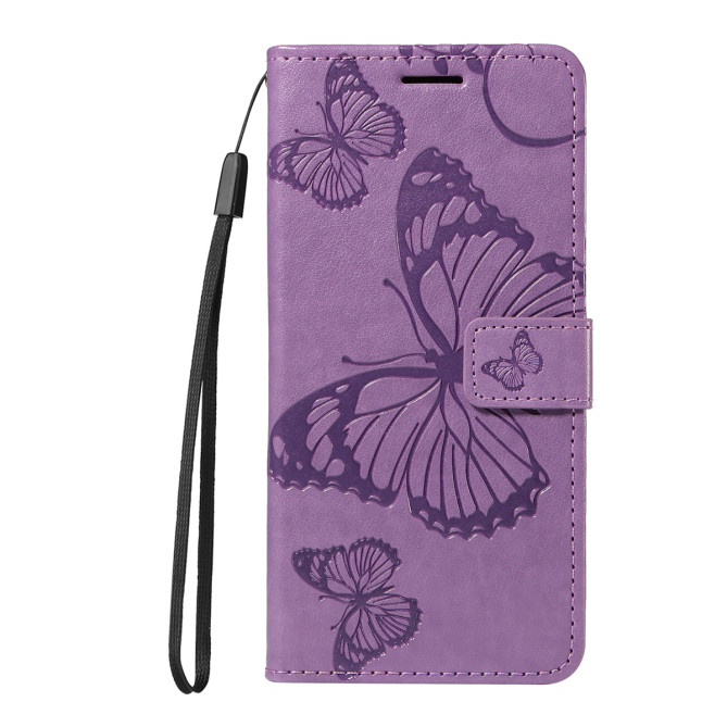 Housse Samsung Galaxy A37 Papillon Floral Portefeuille Support DINA