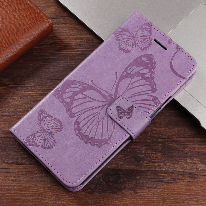 Housse Samsung Galaxy A37 Papillon Floral Portefeuille Support DINA