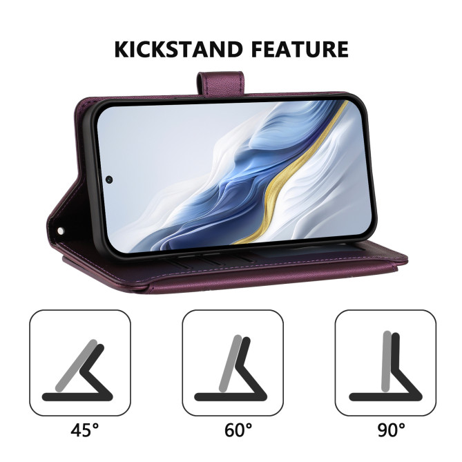 Housse Samsung Galaxy A37 Papillon Floral Portefeuille Fermeture Éclair