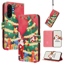 Housse Samsung Galaxy A37 Christmas Tree Portefeuille Dragonne