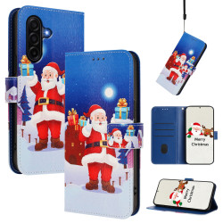 Housse Samsung Galaxy A37 Christmas Night Scene Portefeuille Dragonne
