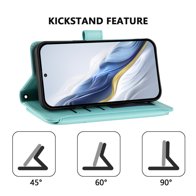 Housse Samsung Galaxy A37 Papillon Floral Portefeuille Fermeture Éclair