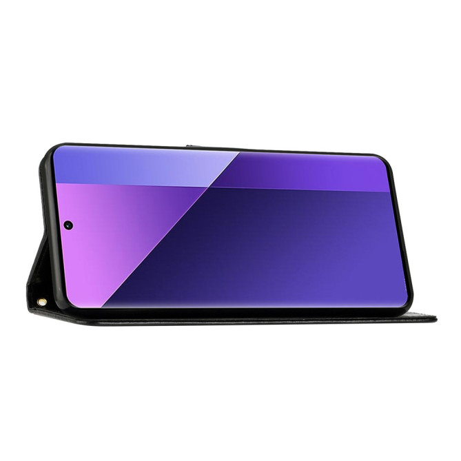 Housse Samsung Galaxy A37 Papillon Floral Portefeuille Dragonne