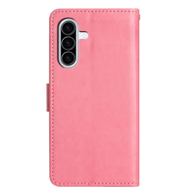 Housse Samsung Galaxy A37 Papillon Floral Portefeuille Dragonne