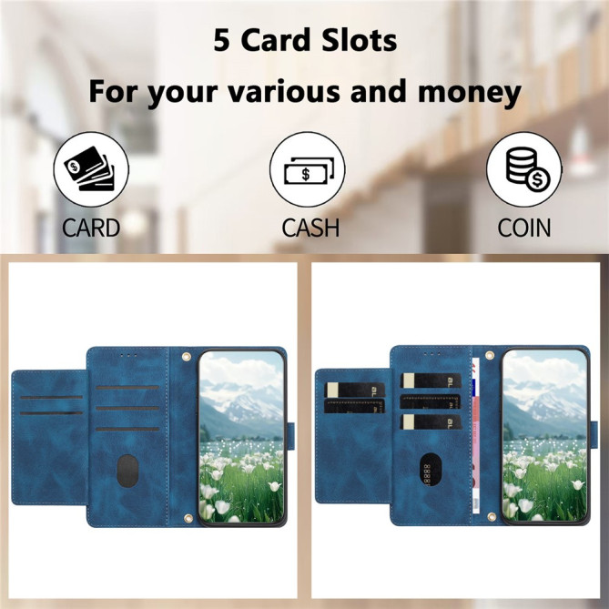 Housse Samsung Galaxy A37 Tulipe Portefeuille