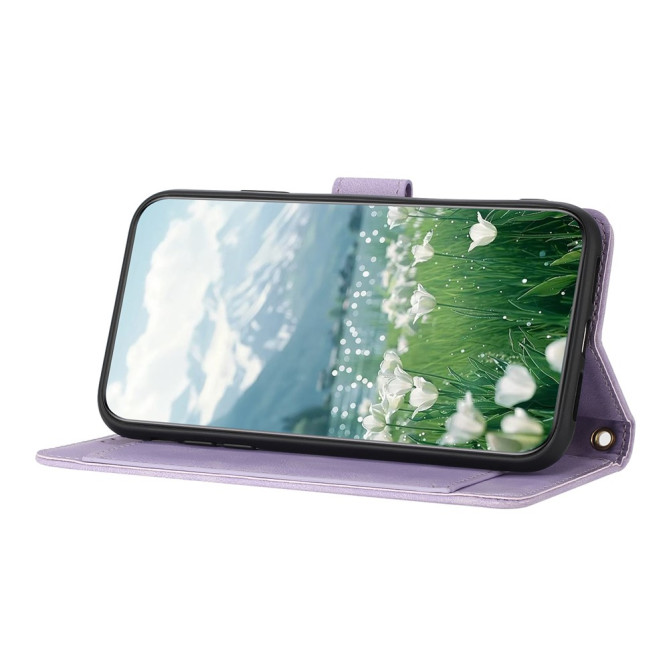 Housse Samsung Galaxy A37 Tulipe Portefeuille