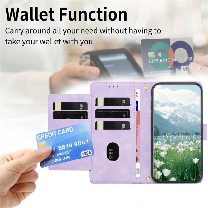 Housse Samsung Galaxy A37 Tulipe Portefeuille