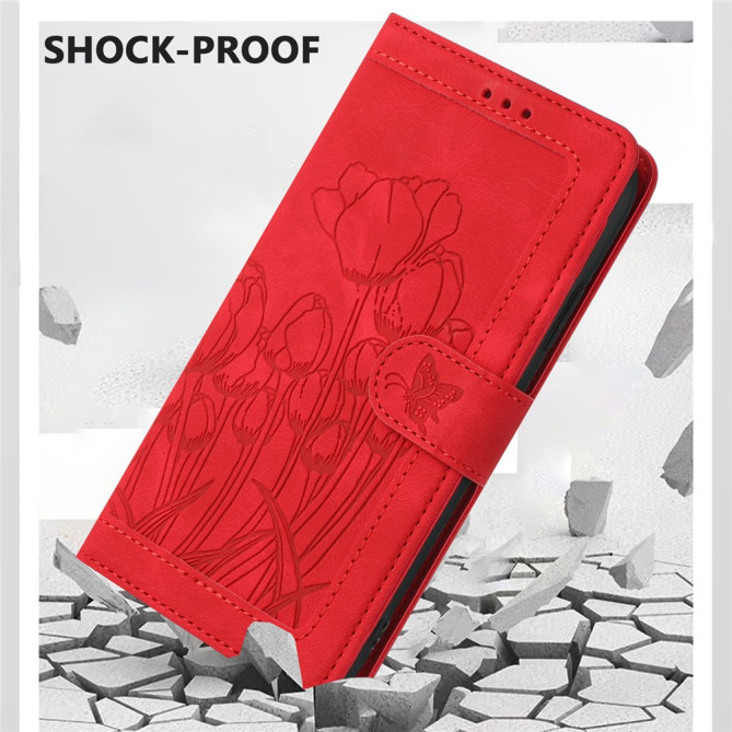 Housse Samsung Galaxy A37 Tulipe Portefeuille