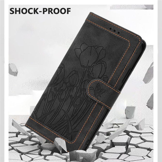 Housse Samsung Galaxy A37 Tulipe Portefeuille