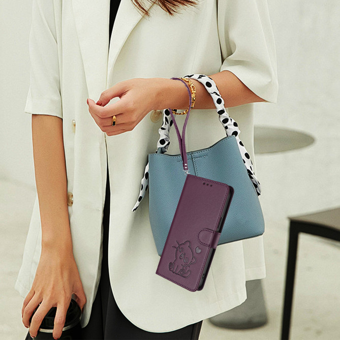 Housse Samsung Galaxy A37 Amour Portefeuille Dragonne