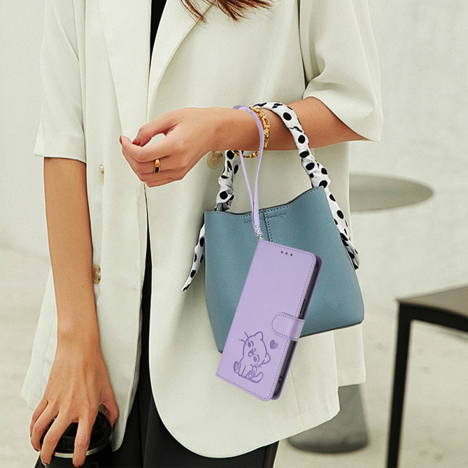 Housse Samsung Galaxy A37 Amour Portefeuille Dragonne