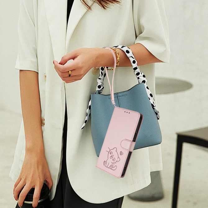 Housse Samsung Galaxy A37 Amour Portefeuille Dragonne