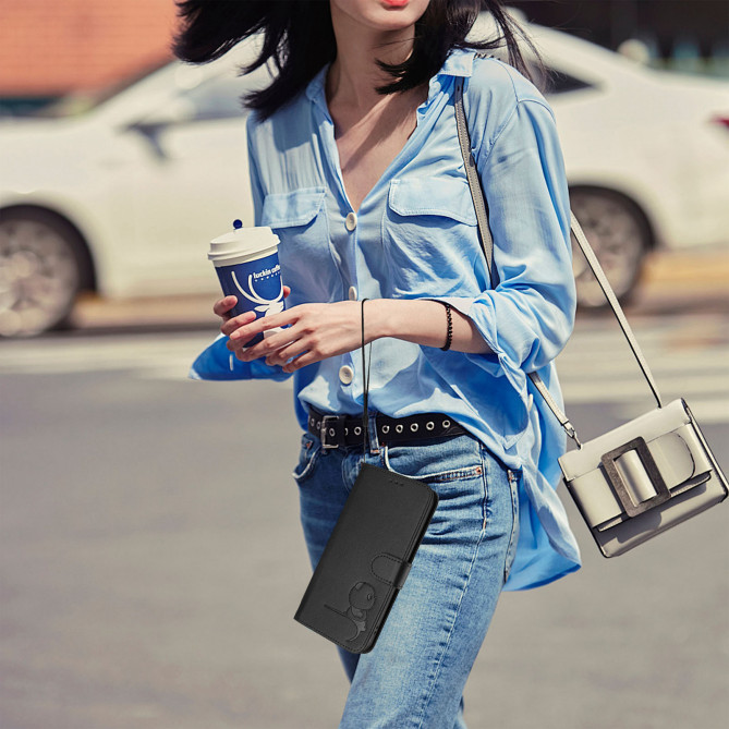 Housse Samsung Galaxy A37 Panda Portefeuille RFID