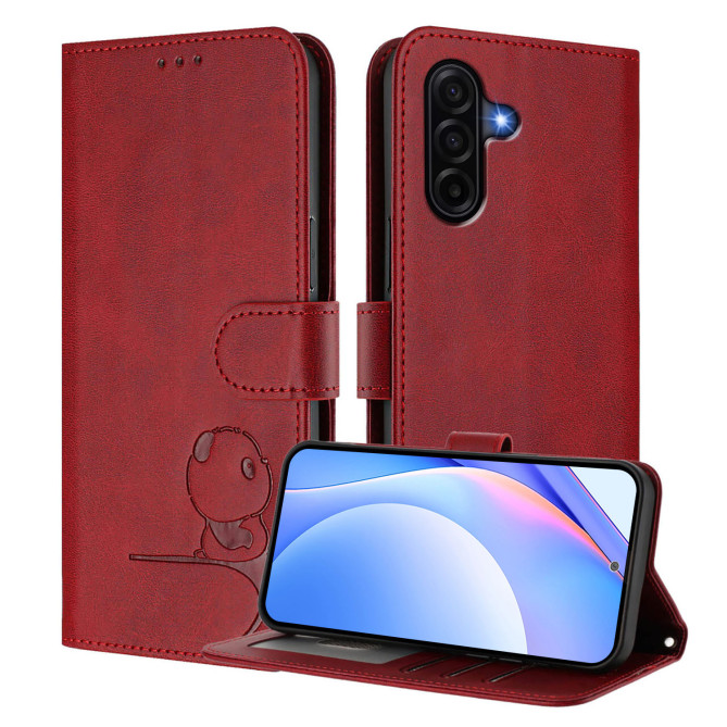 Housse Samsung Galaxy A37 Panda Portefeuille RFID