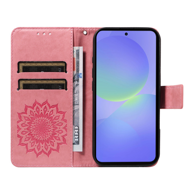 Housse Samsung Galaxy A37 Tournesol Portefeuille ALBA