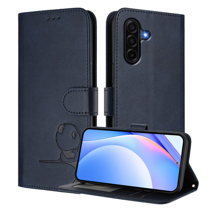 Housse Samsung Galaxy A37 Panda Portefeuille RFID