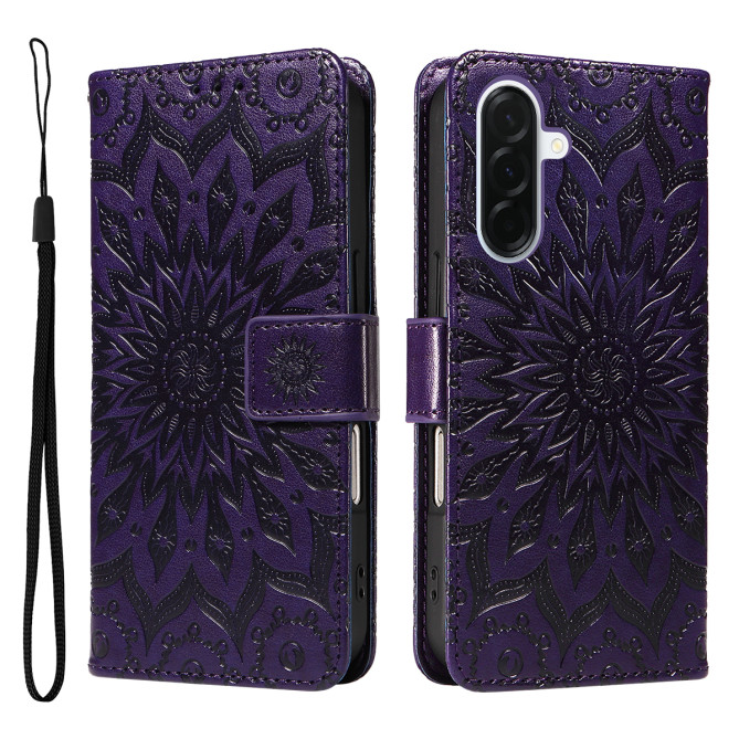 Housse Samsung Galaxy A37 Tournesol Portefeuille ALBA