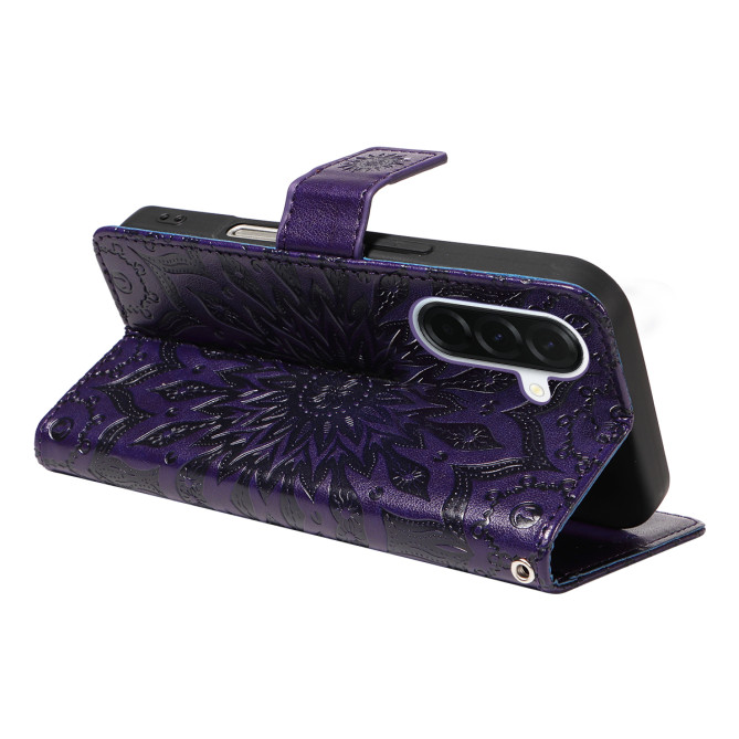 Housse Samsung Galaxy A37 Tournesol Portefeuille ALBA