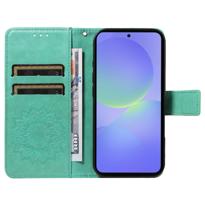 Housse Samsung Galaxy A37 Tournesol Portefeuille ALBA