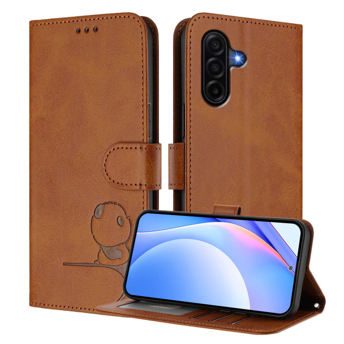 Housse Samsung Galaxy A37 Panda Portefeuille RFID