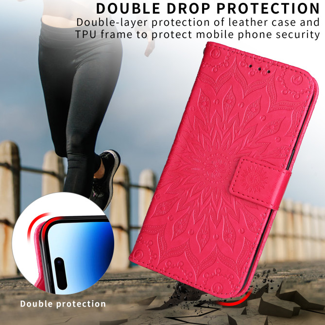 Housse Samsung Galaxy A37 Tournesol Portefeuille ALBA