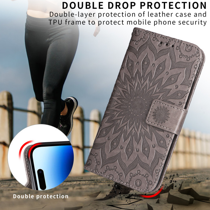 Housse Samsung Galaxy A37 Tournesol Portefeuille ALBA