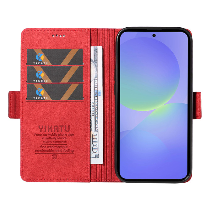 Housse Samsung Galaxy A37 YIKATU Portefeuille Toucher Soie