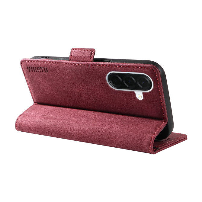 Housse Samsung Galaxy A37 YIKATU Portefeuille Toucher Soie