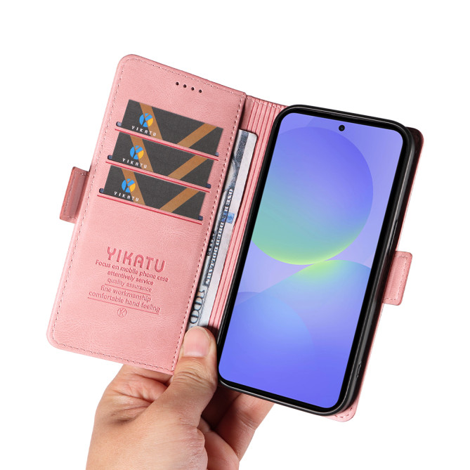 Housse Samsung Galaxy A37 YIKATU Portefeuille Toucher Soie