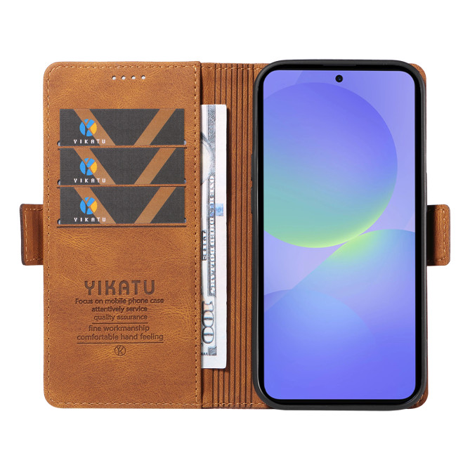 Housse Samsung Galaxy A37 YIKATU Portefeuille Toucher Soie