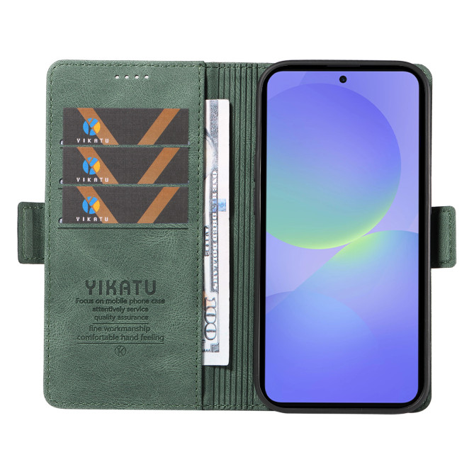 Housse Samsung Galaxy A37 YIKATU Portefeuille Toucher Soie