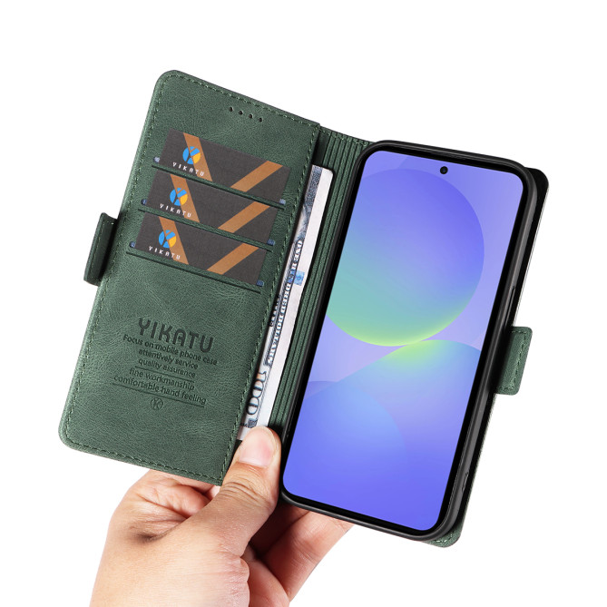 Housse Samsung Galaxy A37 YIKATU Portefeuille Toucher Soie