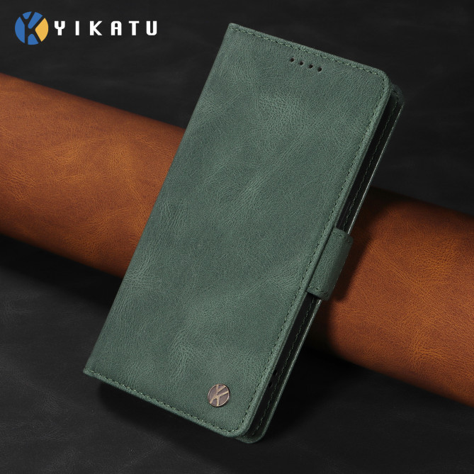 Housse Samsung Galaxy A37 YIKATU Portefeuille Toucher Soie