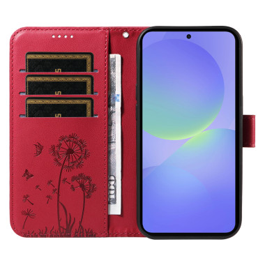 Housse Samsung Galaxy A37 Pissenlit Portefeuille Support Dragonne ALBA