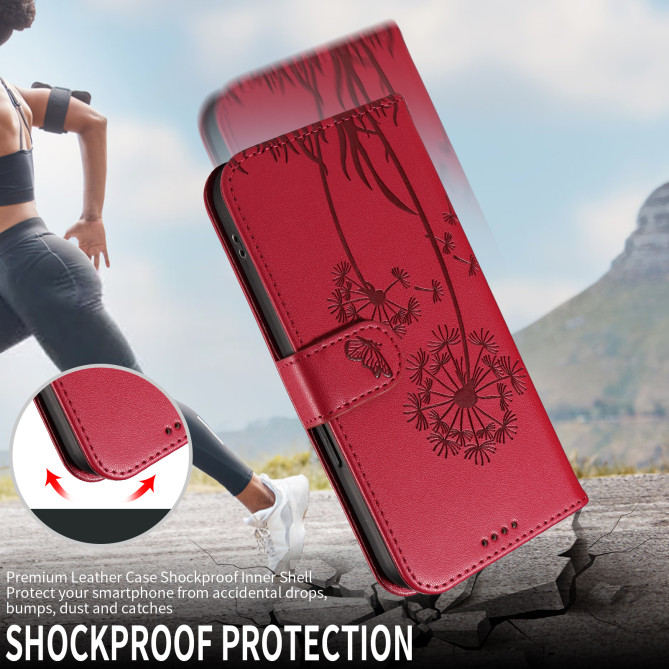 Housse Samsung Galaxy A37 Pissenlit Portefeuille Support Dragonne ALBA