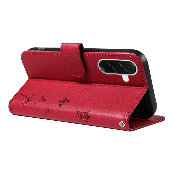 Housse Samsung Galaxy A37 Pissenlit Portefeuille Support Dragonne ALBA