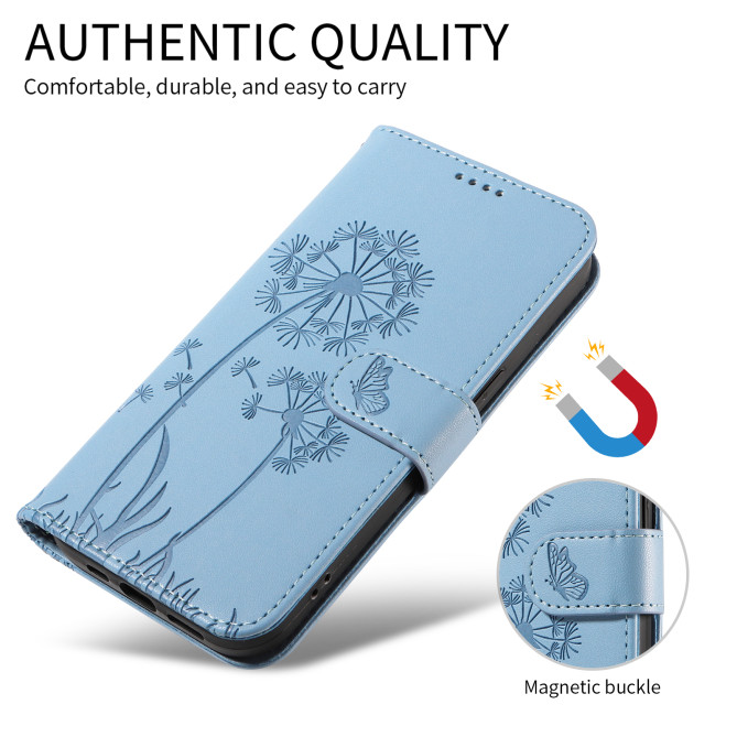 Housse Samsung Galaxy A37 Pissenlit Portefeuille Support Dragonne ALBA