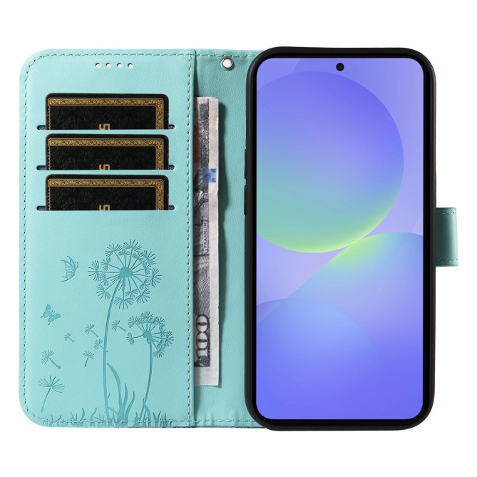 Housse Samsung Galaxy A37 Pissenlit Portefeuille Support Dragonne ALBA