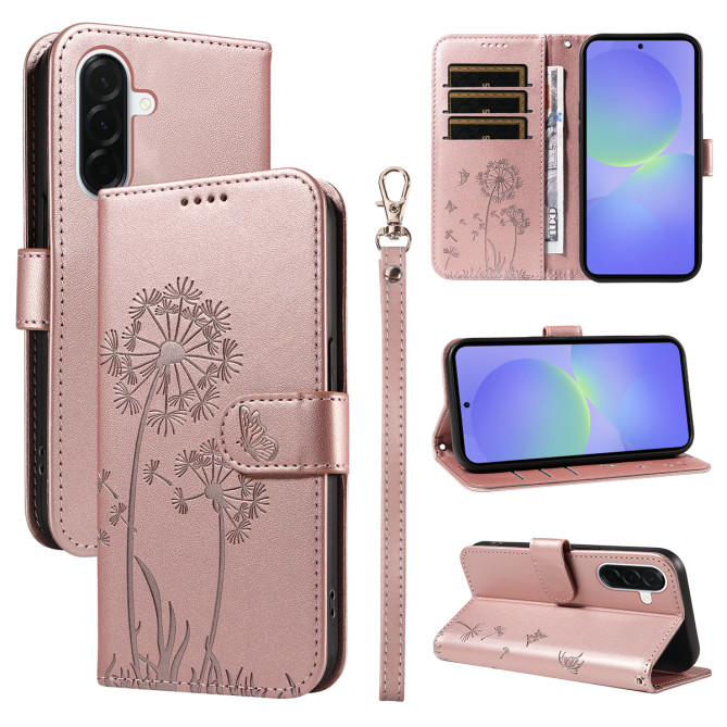 Housse Samsung Galaxy A37 Pissenlit Portefeuille Support Dragonne ALBA