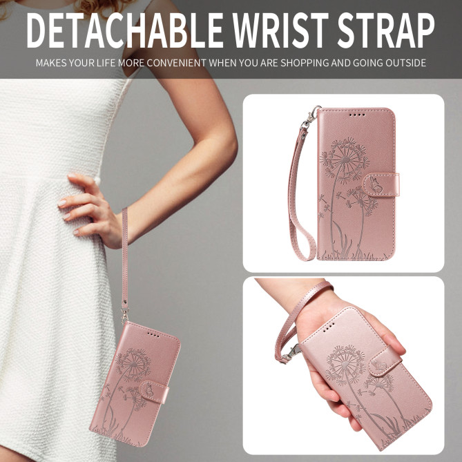 Housse Samsung Galaxy A37 Pissenlit Portefeuille Support Dragonne ALBA