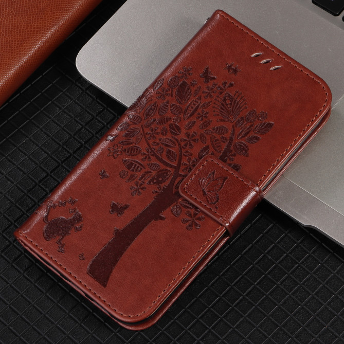 Housse Samsung Galaxy A37 Chat Arbre Portefeuille Support