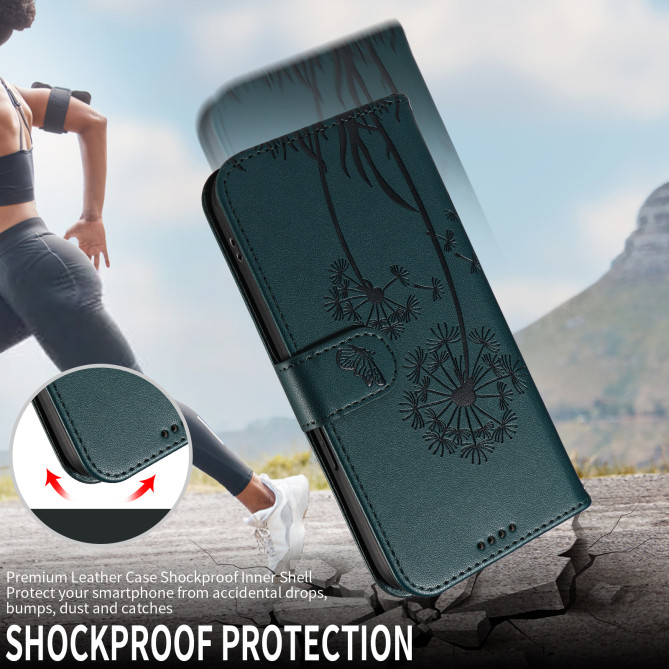 Housse Samsung Galaxy A37 Pissenlit Portefeuille Support Dragonne ALBA