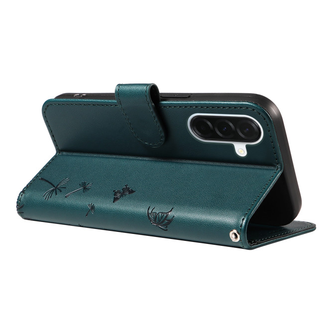 Housse Samsung Galaxy A37 Pissenlit Portefeuille Support Dragonne ALBA