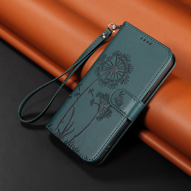 Housse Samsung Galaxy A37 Pissenlit Portefeuille Support Dragonne ALBA