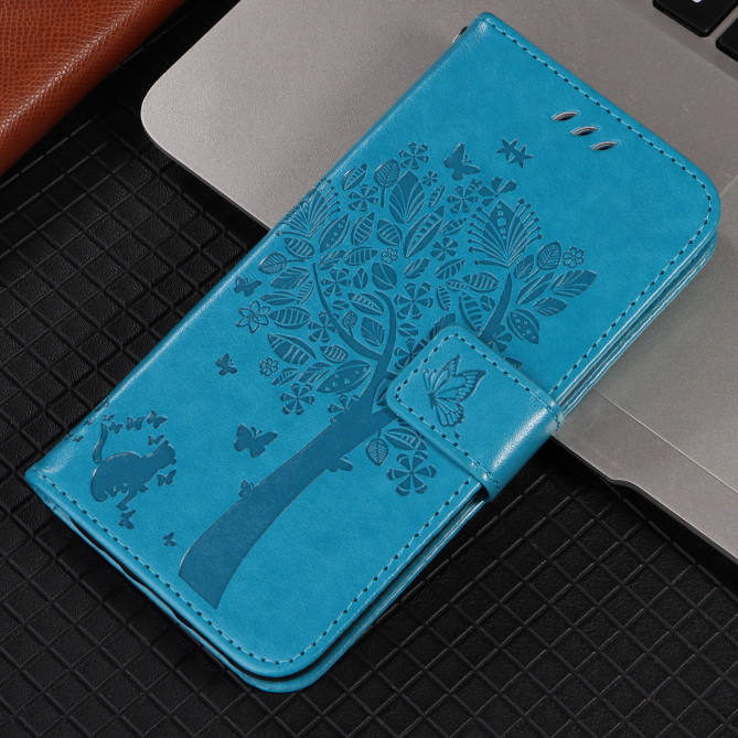 Housse Samsung Galaxy A37 Chat Arbre Portefeuille Support