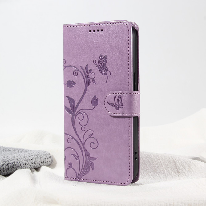 Housse Samsung Galaxy A37 Fleurs Portefeuille Support Dragonne