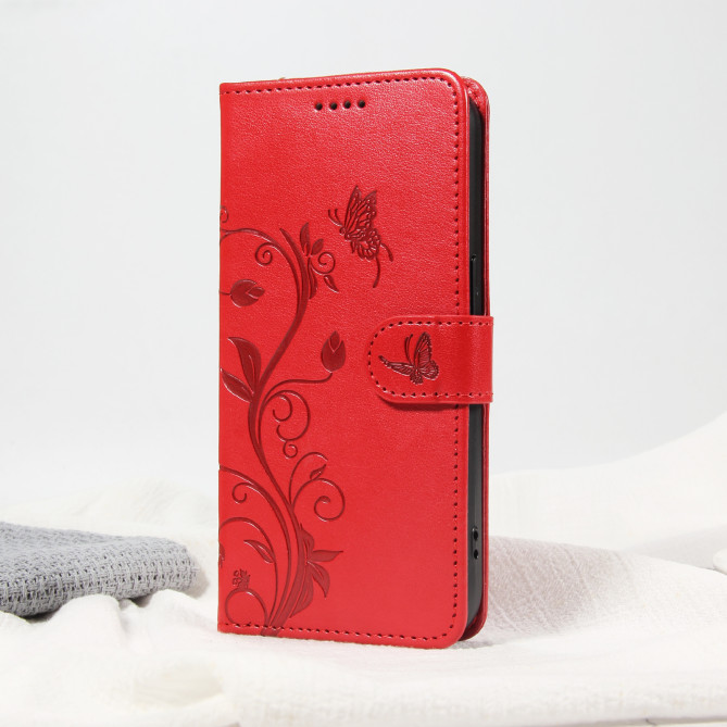 Housse Samsung Galaxy A37 Fleurs Portefeuille Support Dragonne