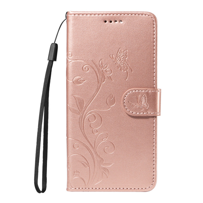 Housse Samsung Galaxy A37 Fleurs Portefeuille Support Dragonne